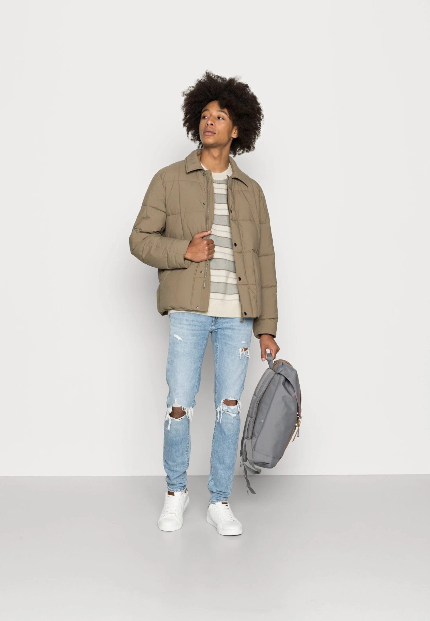 ARKET Winter Jacket - Khaki Green 2 ARKET Winter Jacket - Khaki Green - Image 2