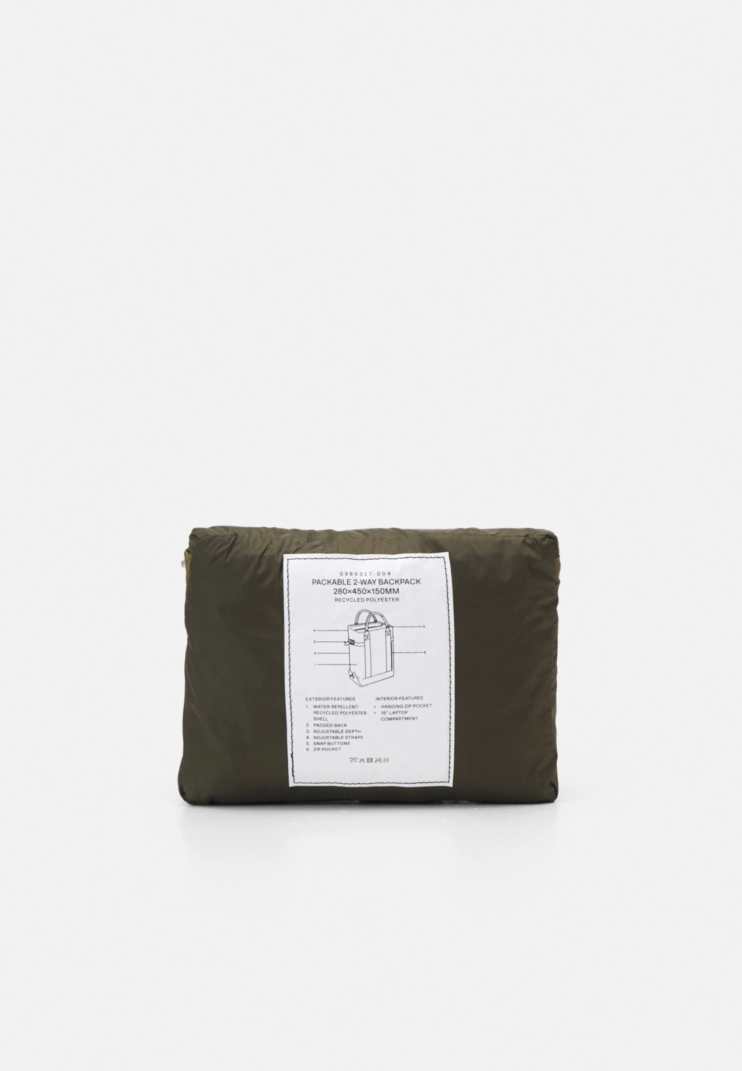 ARKET Unisex - Rucksack - Green 4 ARKET Unisex - Rucksack - Green - Image 4