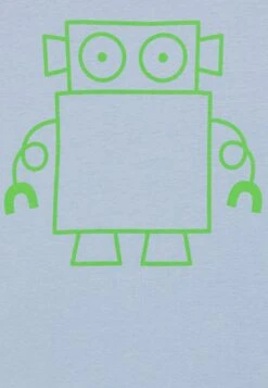 ARKET Print T-Shirt - Blue -ARKET OUTLET 14c0547dcf52473a97f9a2582b1dcc46