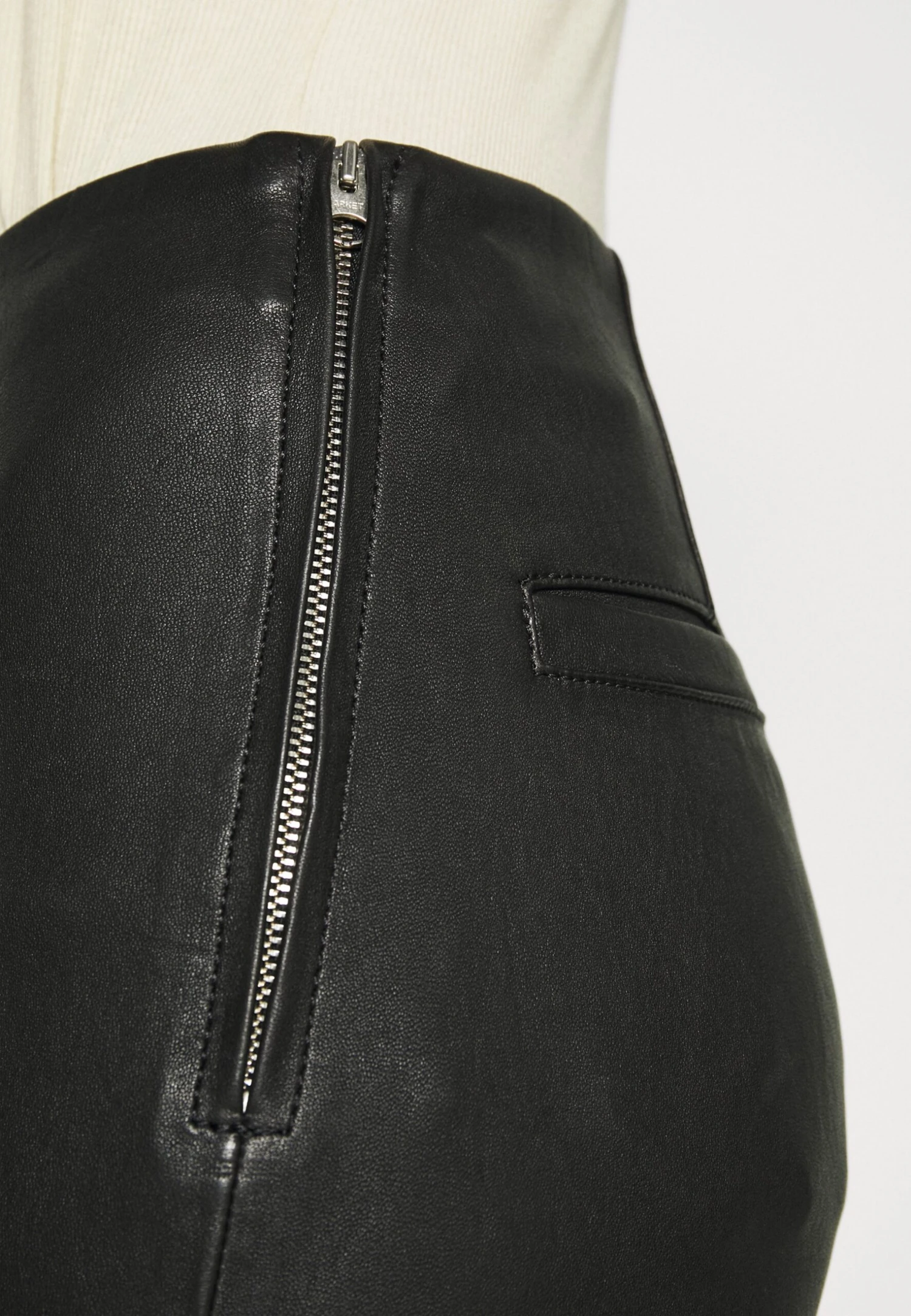 ARKET Leather Trousers - Black 6 ARKET Leather Trousers - Black - Image 6