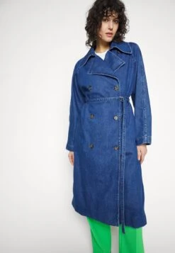 ARKET Trenchcoat - Blue -ARKET OUTLET 187e48e6e01842bf92019105da72f8cd