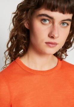 ARKET Long Sleeved Top - Burnt Orange -ARKET OUTLET 1999db234c18402d9521435fe97b2aa7