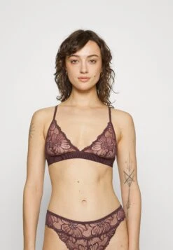 ARKET T-Shirt Bra - Burgundy
