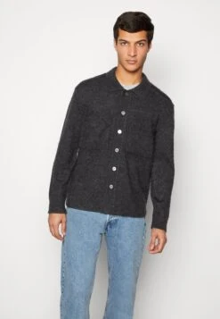 ARKET Cardigan - Dark Grey -ARKET OUTLET 2a07c513b8fa408b85c18a5ab9de46d1