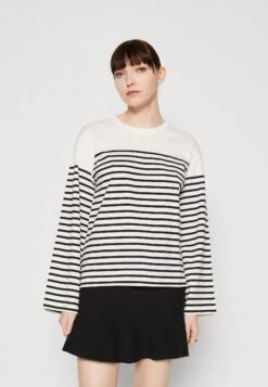 ARKET Long Sleeved Top - Off White Stripe
