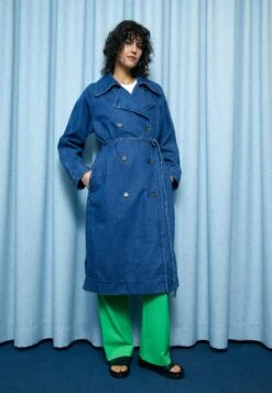 ARKET Trenchcoat - Blue -ARKET OUTLET 37e604dcb5004e1e9320aeccaf50c122