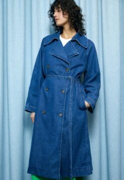 ARKET Trenchcoat - Blue -ARKET OUTLET 40c30edab1984d268a4355a98f901705