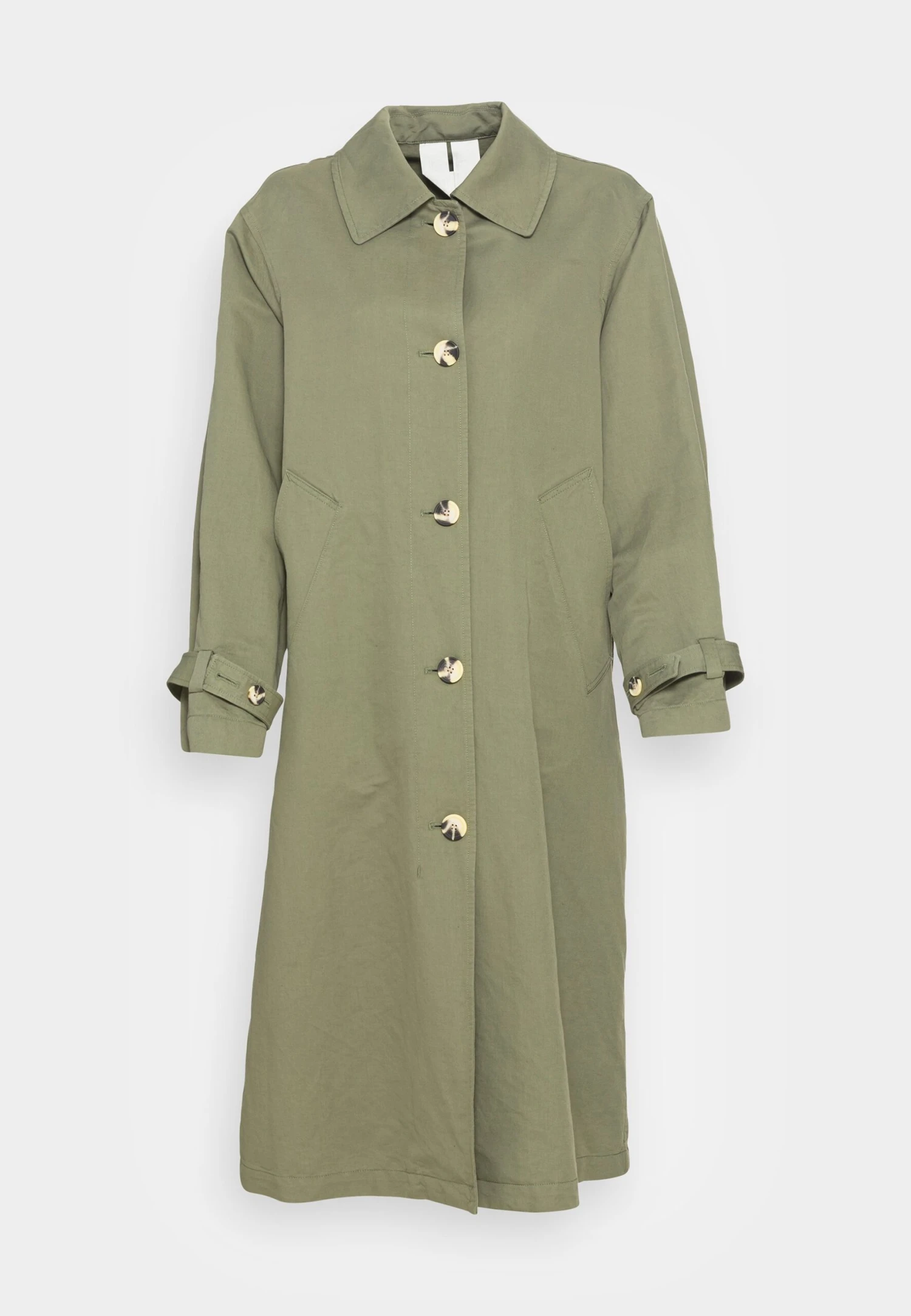 ARKET Classic Coat - Khaki 4 ARKET Classic Coat - Khaki - Image 4