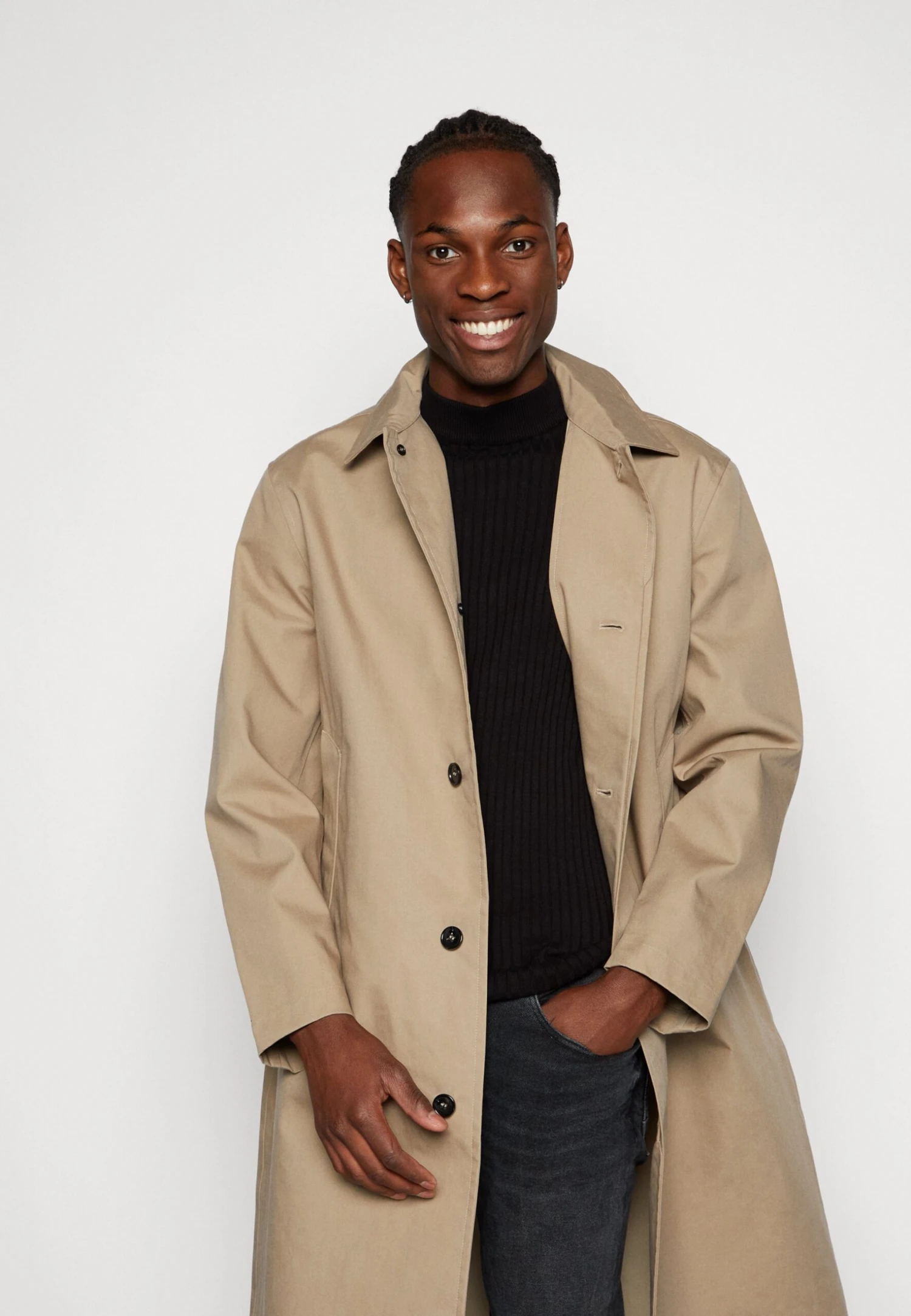 ARKET Classic Coat - Beige 4 ARKET Classic Coat - Beige - Image 4