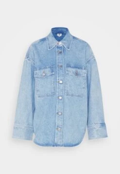 ARKET Button-Down Blouse - Blue Dusty Light -ARKET OUTLET 5d46cbe078bd48f19690712401b4e760