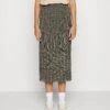 ARKET A-Line Skirt - Gunmetal Silver