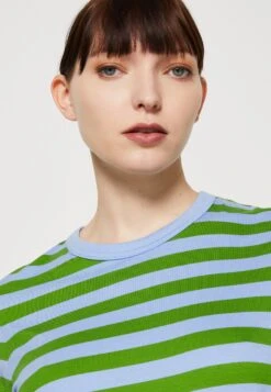 ARKET Print T-Shirt - Blue -ARKET OUTLET 64144574d07e4f499527f667f16c6f5b