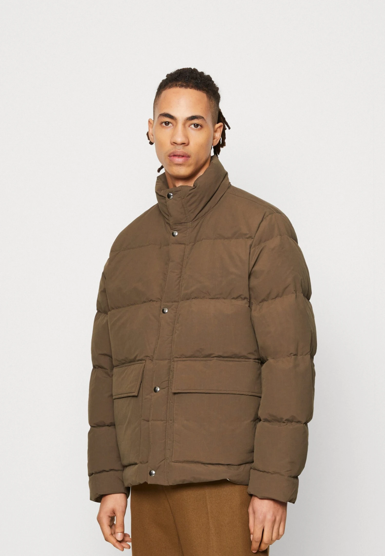 ARKET Down Jacket - Green/Brown 1 ARKET Down Jacket - Green/Brown