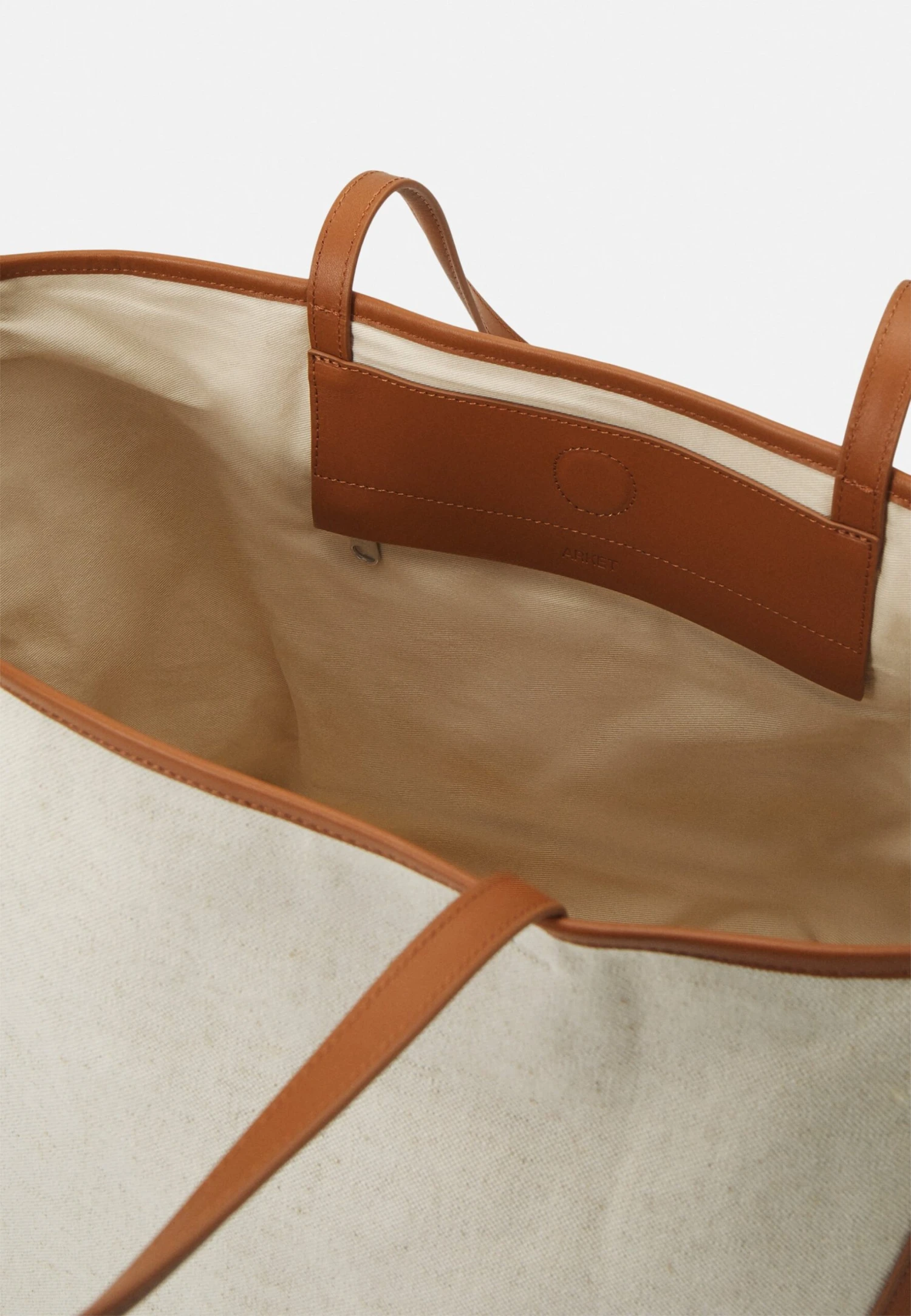 ARKET Handbag - Light Beige/Brown 3 ARKET Handbag - Light Beige/Brown - Image 3