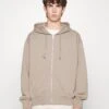 ARKET Zip-Up Sweatshirt - Mole
