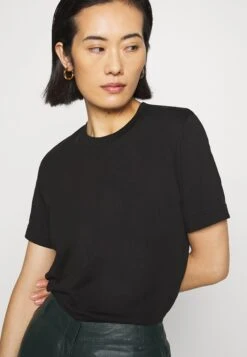 ARKET Basic T-Shirt - Black Dark -ARKET OUTLET 879ffaa86a554af9aed5aed15bb910f4