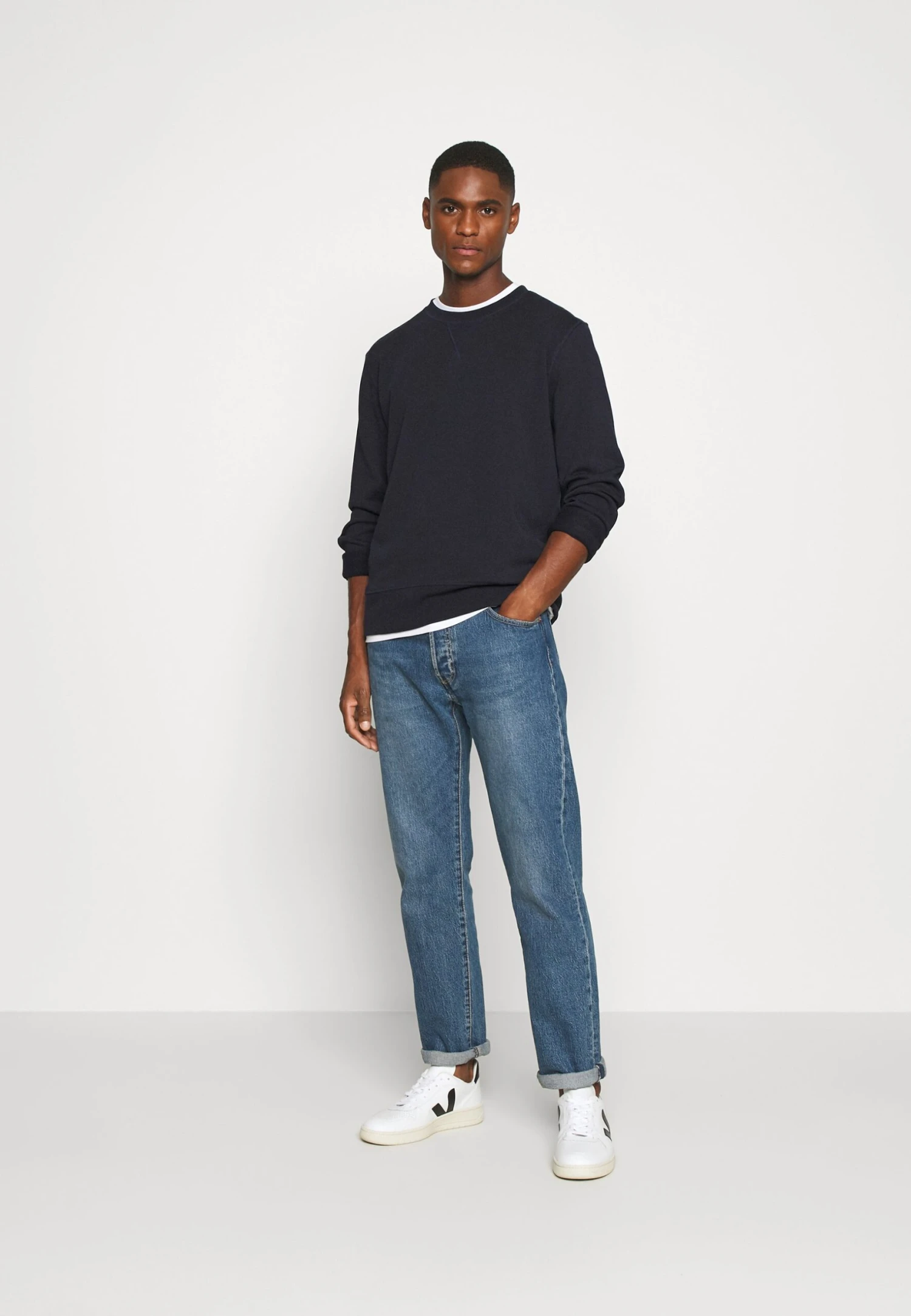 ARKET Sweatshirt - Blue Medium Dusty 2 ARKET Sweatshirt - Blue Medium Dusty - Image 2