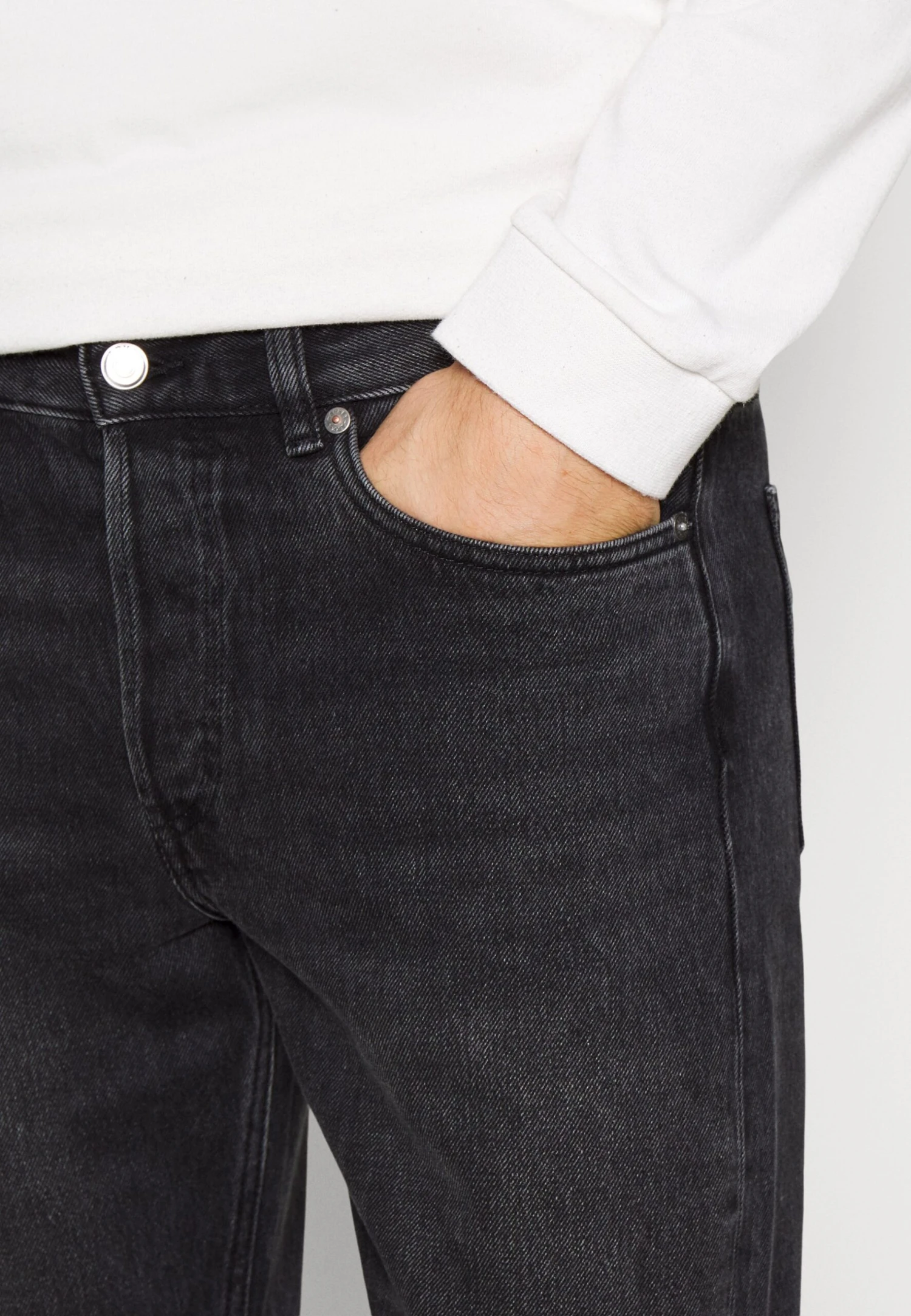 ARKET Relaxed Fit Jeans - Washed Black 5 ARKET Relaxed Fit Jeans - Washed Black - Image 5