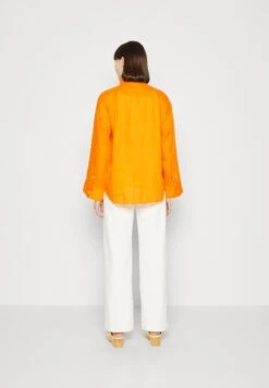 ARKET Button-Down Blouse - Orange -ARKET OUTLET c96784b20bbf424fa71314432a716199