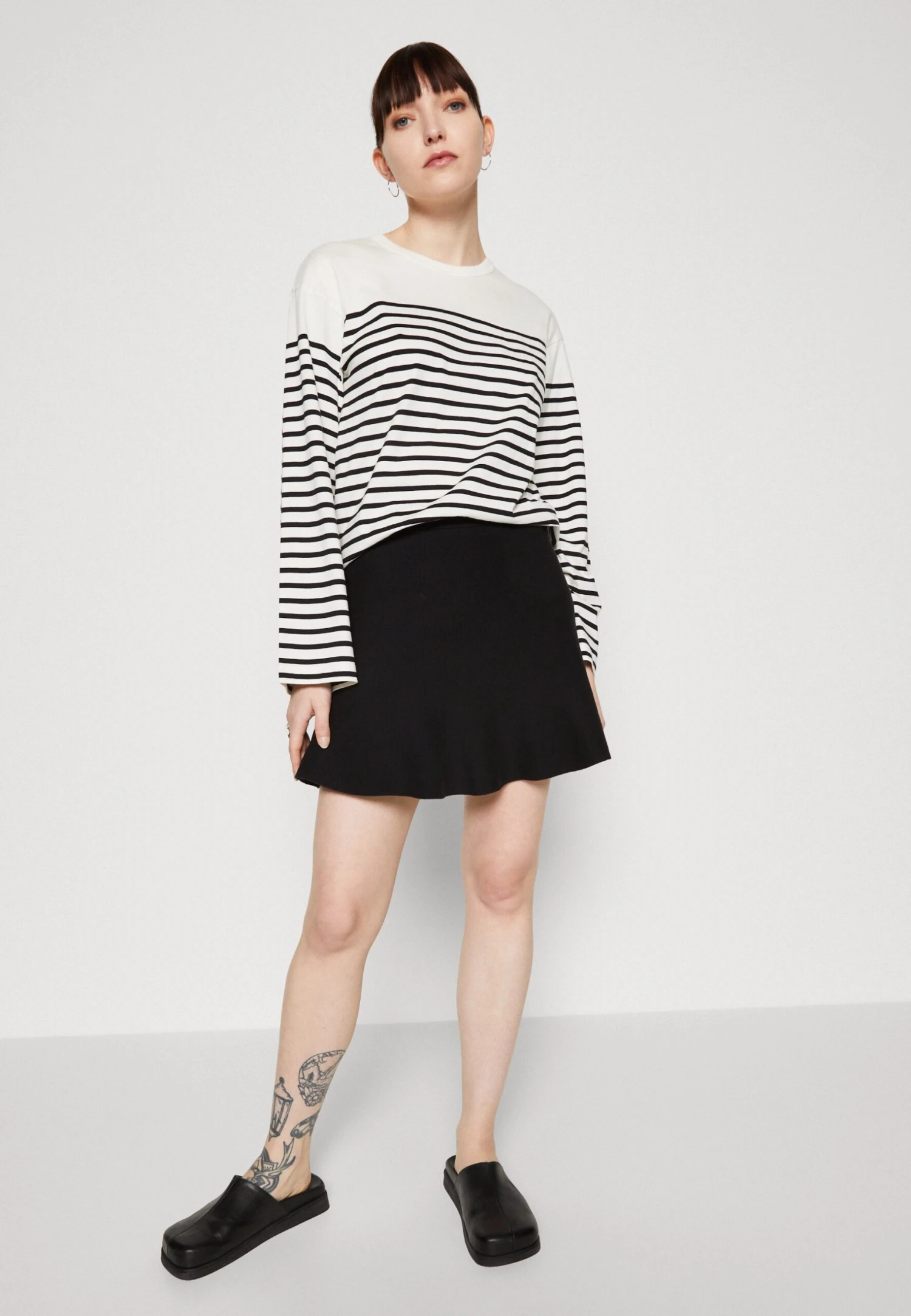 ARKET Long Sleeved Top - Off White Stripe 4 ARKET Long Sleeved Top - Off White Stripe - Image 4