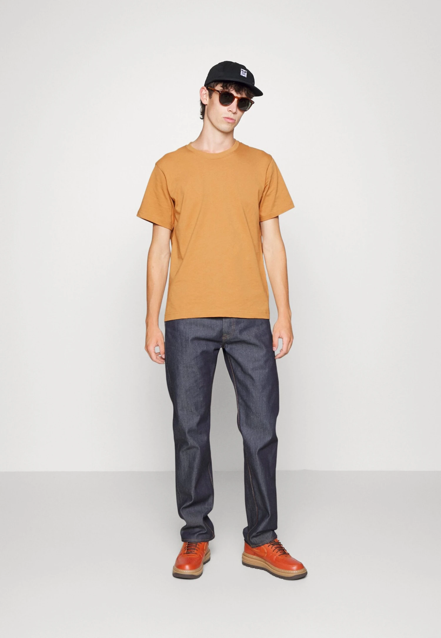 ARKET Basic T-Shirt - Dusty Orange 2 ARKET Basic T-Shirt - Dusty Orange - Image 2